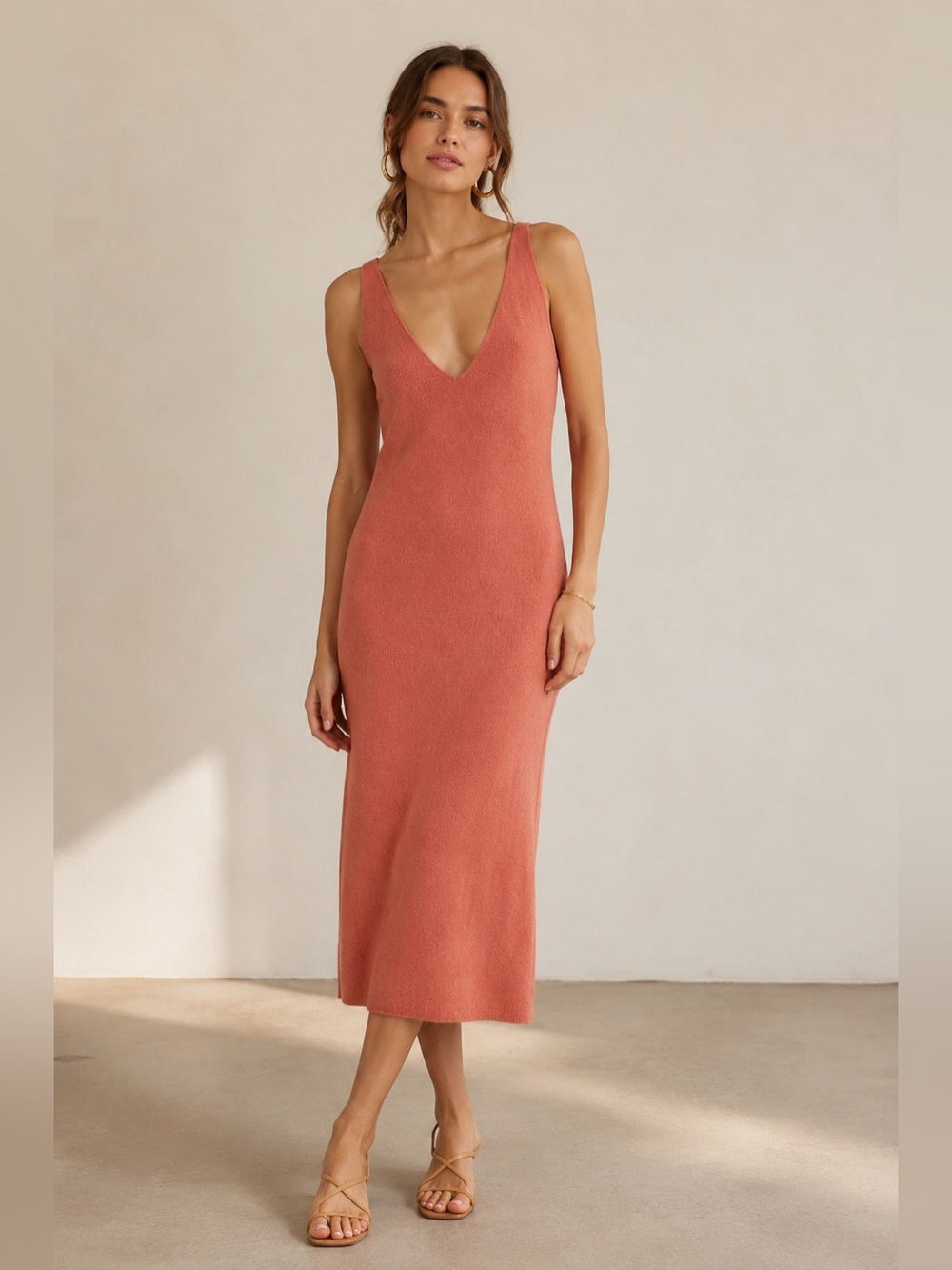 Free People FP Beach Daniela Sweater Midi Tank Dress Small